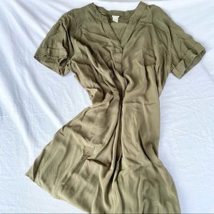H&M Olive Green Dress